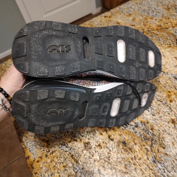 Nike Air Max Flyknit Racer Multicolor Black Racer Blue Men's Sz 10 FD2765-900 - Picture 11 of 14